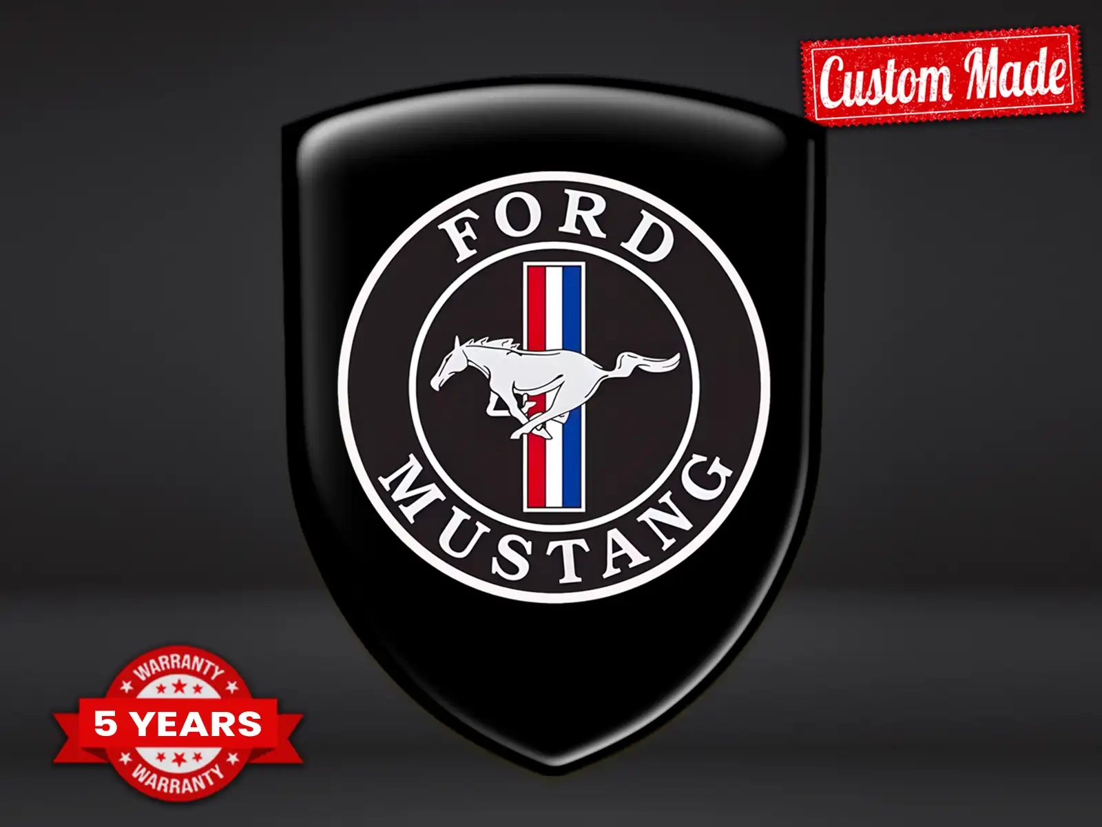 Ford Mustang Emblemas Silicona Auto Profesional Personalizable